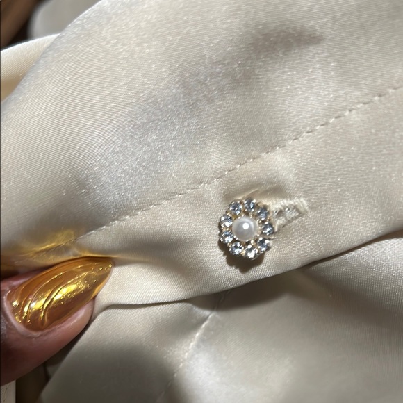 Cream Button-Up Shirt - Picture 2 of 5